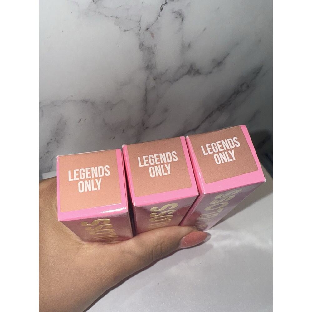 Bundle of 3- Jeffree Star Cosmetics The Lip Gloss Legends Only Nude Gloss